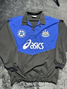 Rare Vintage Newcastle United 1993-95 Asics Drill Top Training Shirt Large for sale on Ebay