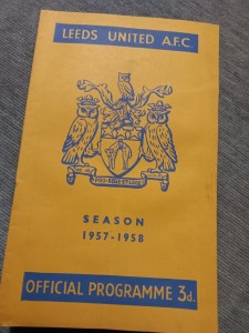 57-58 Leeds united v Tottenham  Division one  programme for sale on Ebay