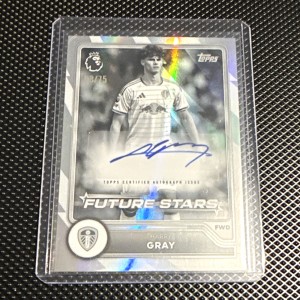 Topps Flagship PL 2026/27 Harry Gray Future Stars Auto 08/75 Leeds RC for sale on Ebay