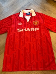Manchester United Shirt By Umbro 1992 Size Large  for sale on Ebay