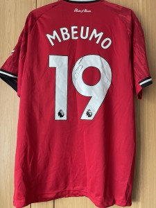 Manchester United Bryan Mbeumo #19 Signed Football Shirt with COA for sale on Ebay
