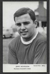 1960's Jimmy Nicholson - MANCHESTER UNITED - 5 x 3 Postcard/Photograph for sale on Ebay