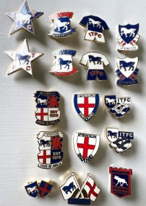 Ipswich Town FC collectable metal/enamel football pin badges for sale on Ebay