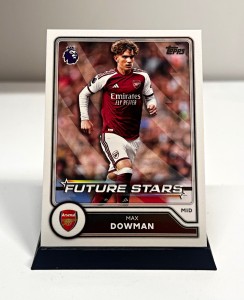 Topps Premier League Season 2026/27 Future Stars Max Dowman Arsenal #1 for sale on Ebay