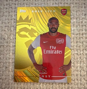 Topps Premier League 2026/27 Gold Lion GL3 Thierry Henry Arsenal Insert for sale on Ebay