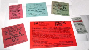 6 BEATLES Tickets Concert 60s Stubs Pop Group Roy Orbison Wimbledon Pacemakers for sale on Ebay