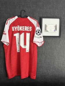 Signed Victor Gyökeres Arsenal Fc shirt - Includes COA for sale on Ebay
