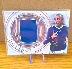 Futera Unique 2026 Hotshot Thierry Henry Arsenal Memorabilia HS10 10/20 for sale on Ebay