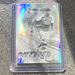 Topps Premier League 2026/27 Noni Madueke Arsenal Nitro Boost NB1 Parallel /75 for sale on Ebay