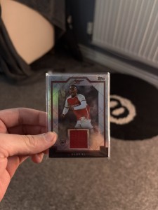 Topps 2023/24 Arsenal Team Set Gabriel Marble Halls Relic MATCH WORN for sale on Ebay