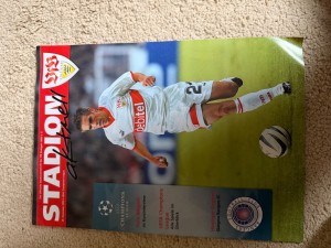 Stuttgart v rangers champions league 2003 for sale on Ebay