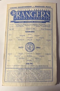 RANGERS V CELTIC 1960/61 - SCOTTISH LEAGUE -PROGRAMME for sale on Ebay