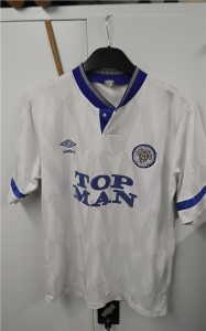 Vintage Leeds United 1990-1992 home shirt for sale on Ebay