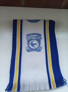 Cardiff City Vintage 1970,s Coffer Sport Retro Scarf Rare for sale on Ebay