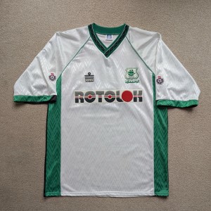 Plymouth Argyle Away Shirt 1992-94 for sale on Ebay
