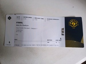 Ticket - Chelsea v PSG 13/7/25 World Club Cup Final for sale on Ebay