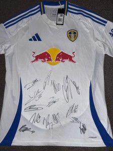 SIGNED LEEDS UNITED SHIRT CHAMPIONS   24/25 PROOF OFFICIAL   for sale on Ebay