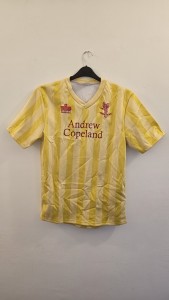 RARE Crystal Palace F C Football Shirt Yellow Away Kit 1987/88 Vintage Admiral L for sale on Ebay