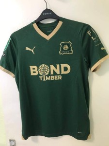 Plymouth Argyle Bali Mumba Signed Match Worn Shirt for sale on Ebay