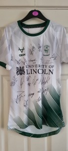 Signed Lincoln City Shirt 23/24 Season for sale on Ebay