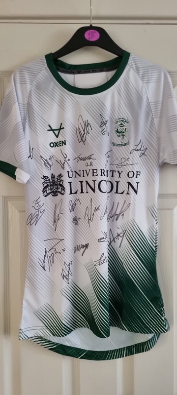Signed Lincoln City Shirt 23/24 Season for sale on Ebay