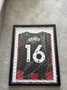 Sander Berge 2024/25 Signed Football Shirt Fulham for sale on Ebay