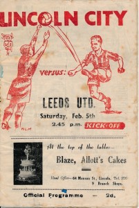 Lincoln City v Leeds United 1948/1949 - Football Programme for sale on Ebay