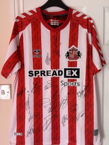 Sunderland Signed Shirt With COA Jobe Belligham Rigg for sale on Ebay