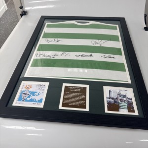Celtic 1967 European Cup Final Lisbon Lions Signed Shirt- 6 Lisbon Lions for sale on Ebay