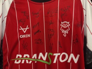 Lincoln City signed shirt 24/25 season for sale on Ebay