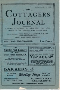 Fulham v Middlesbrough 1925/1926 - PRE-WAR football programme Christmas day game for sale on Ebay