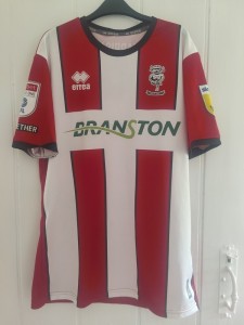 TJ Eyoma Lincoln City Match Worn Shirt 23/24 for sale on Ebay