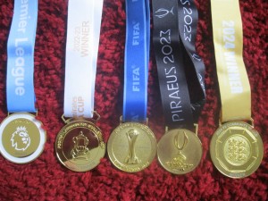 Rare Man City x6 Medals, Patches, Mags, Flag MUST SEE memorabilia - 24 Items for sale on Ebay