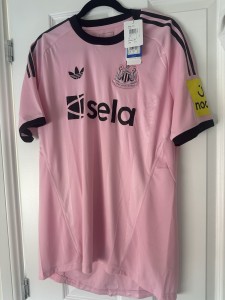 Newcastle United NUFC Pink Adidas Originals Goalkeepers 25/26 Shirt for sale on Ebay