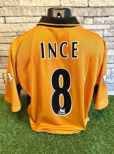 Wolverhampton Wanderers Wolves Paul Ince 8 Shirt for sale on Ebay