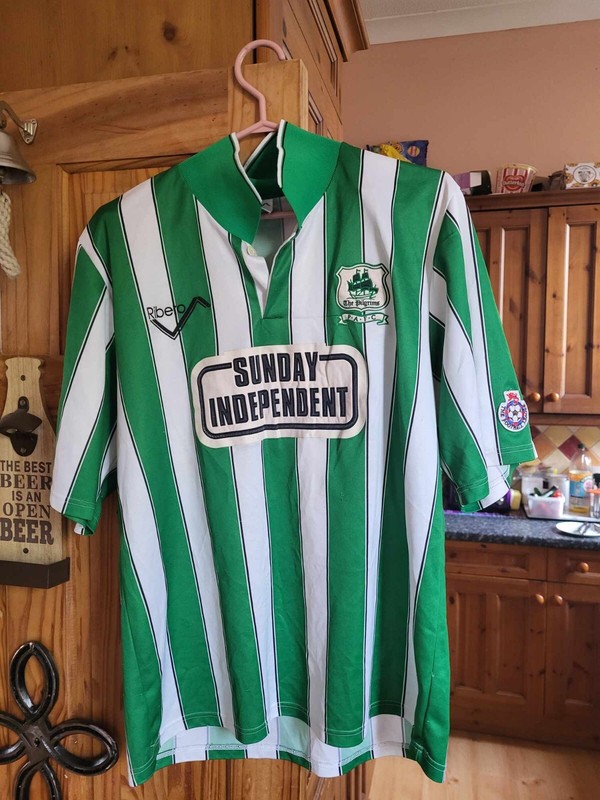 Plymouth Argyle Football Shirt Home 91/92 for sale on Ebay