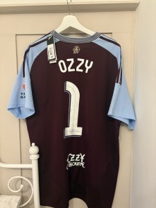 Ozzy Osbourne Aston Villa Football Shirt Genuine Black Sabbath Size 2XL BNWT for sale on Ebay