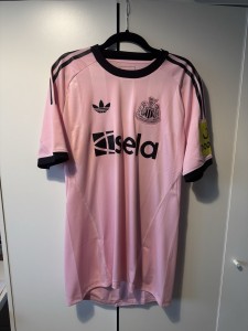 Newcastle United Shirt Adidas Originals 25/26 Authentic Pink Keeper NUFC Large for sale on Ebay