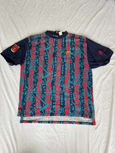 RARE Original Arsenal 1994 96 Football Shirt Training tee Nike Premier (L) E168 for sale on Ebay