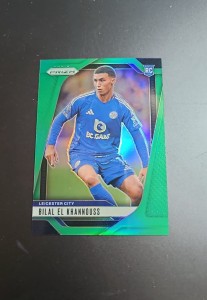 Bilal El Khannouss 2024-25 Prizm EPL Green Prizm Card #2/5 Leicester City for sale on Ebay