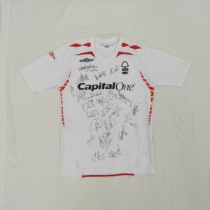 Nottingham Forest - Signed Replica Away Shirt 2008/09 Best Wishes on Back for sale on Ebay