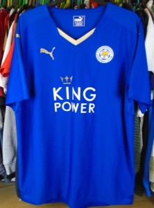 LEICESTER CITY 2015-2016 HOME PUMA FOOTBALL SOCCER SHIRT JERSEY XL ADULT for sale on Ebay