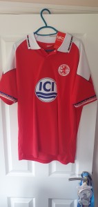 Middlesbrough FC 1992/1993 Retro Home Shirt 7 Hendrie - XL BRAND NEW for sale on Ebay