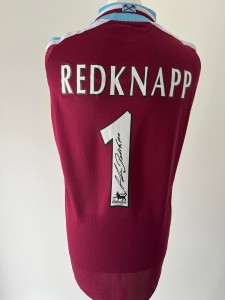 Signed HARRY REDKNAPP Shirt - West Ham United -PROOF/COA- Portsmouth Spurs QPR for sale on Ebay