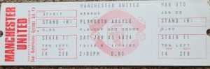 Manchester United V Plymouth Argyle FA Cup Unused 1973-74 for sale on Ebay