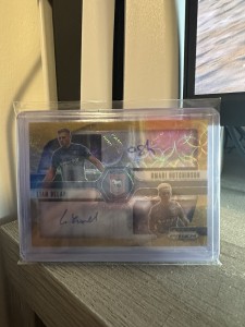 25 Panini Prizm Ipswich Liam Delap & Omari Hutchinson Dual Auto Gold Choice /10 for sale on Ebay