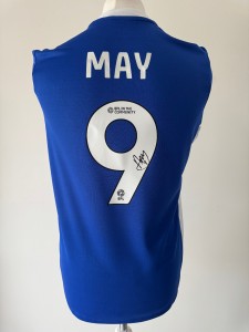 Signed ALFIE MAY Shirt - Birmingham City -PROOF/COA- Championship Promotion for sale on Ebay