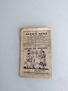 WEST BROMWICH ALBION V DERBY COUNTY 10.01.1951 FA CUP GAME for sale on Ebay