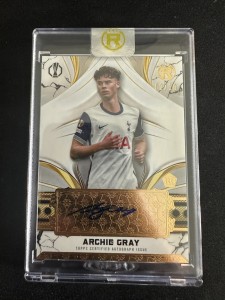 2024-25 TOPPS REVERENCE ARCHIE GRAY SOCCER TOTTENHAM UEFA EL AUTO 02/10 for sale on Ebay
