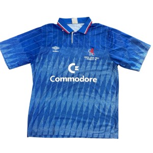 Chelsea 1990 Shirt Mens Zenith Data Final Wembley 90 ( Match Worn?) Kerry Dixon for sale on Ebay
